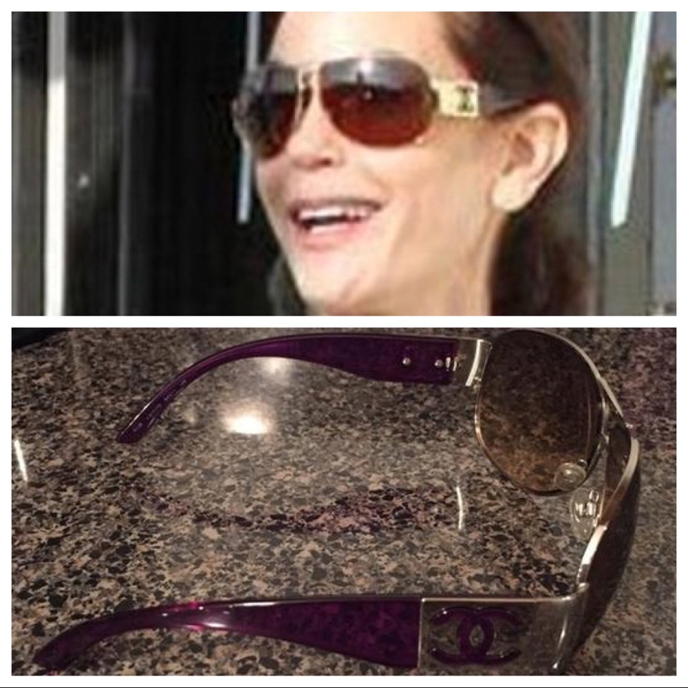 Purple Aviator Sunglasses